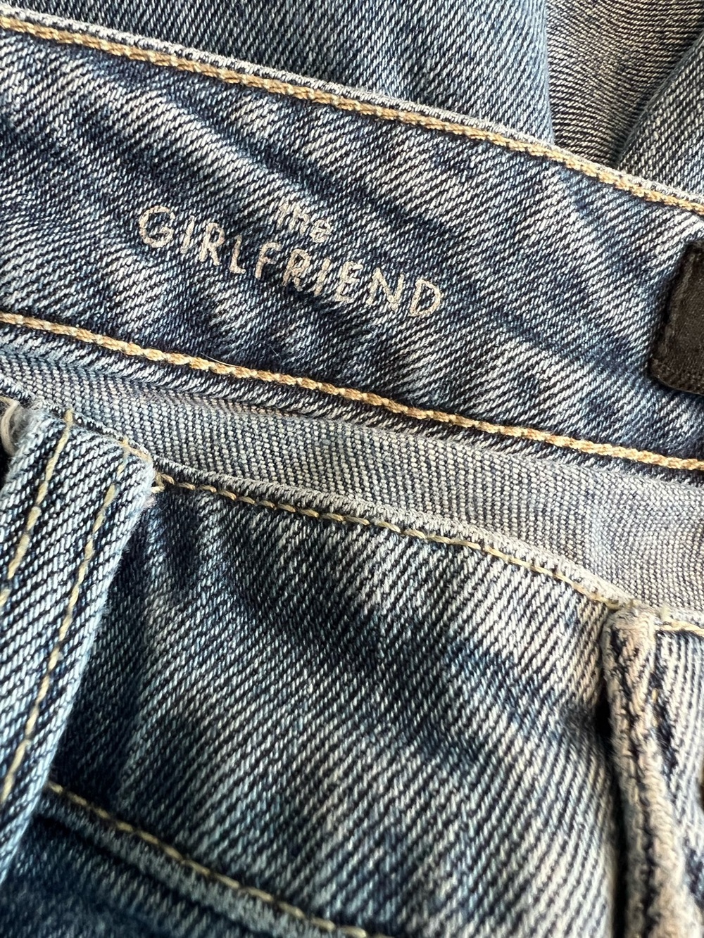 Liverpool Distressed Crop Girlfriend Jean High Rise Size 8 29 Medium Blue Denim - Picture 12 of 12